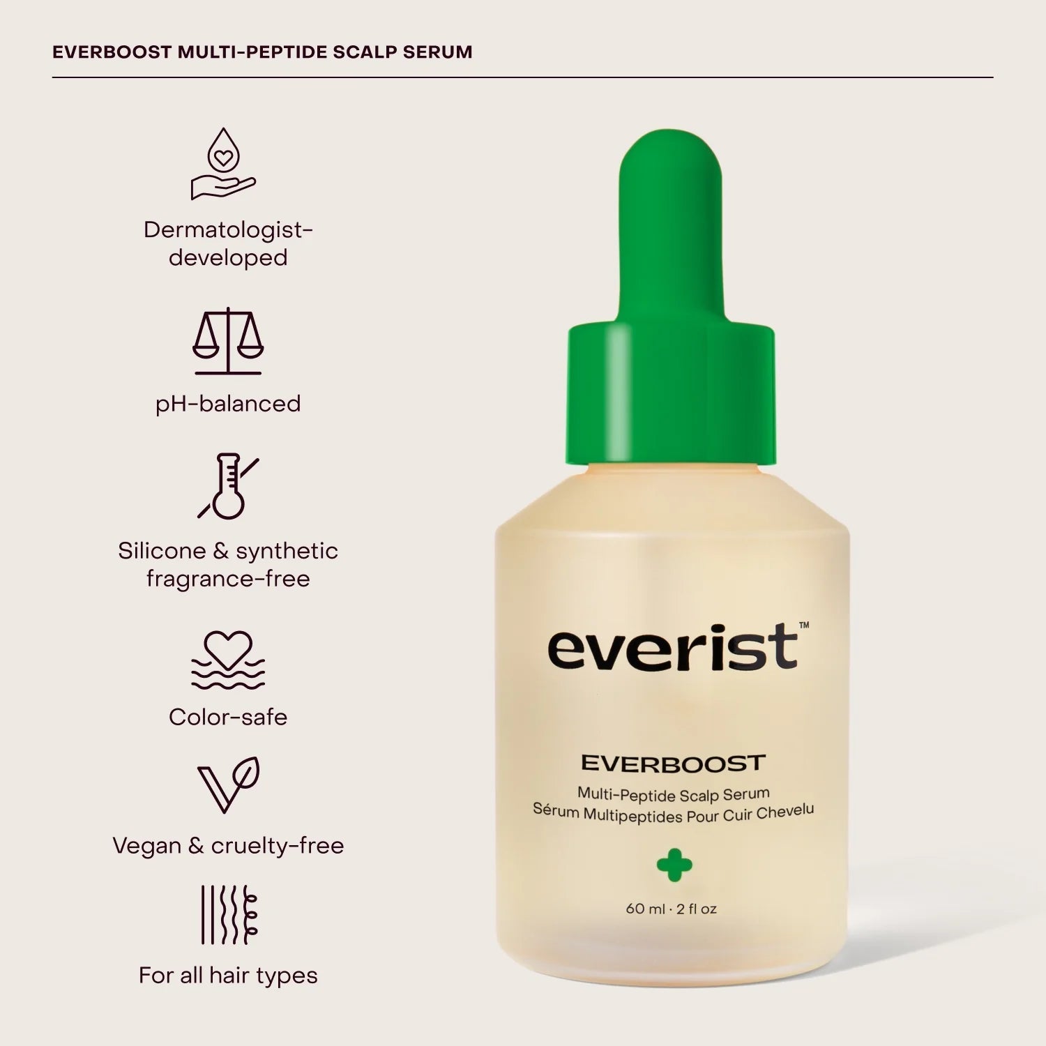 EverBoost Multi-Peptide Scalp Serum - Hair Care - Everist