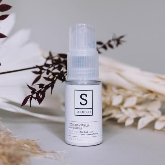 Coconut + Vanilla Dry Shampoo - Souldeo Naturals